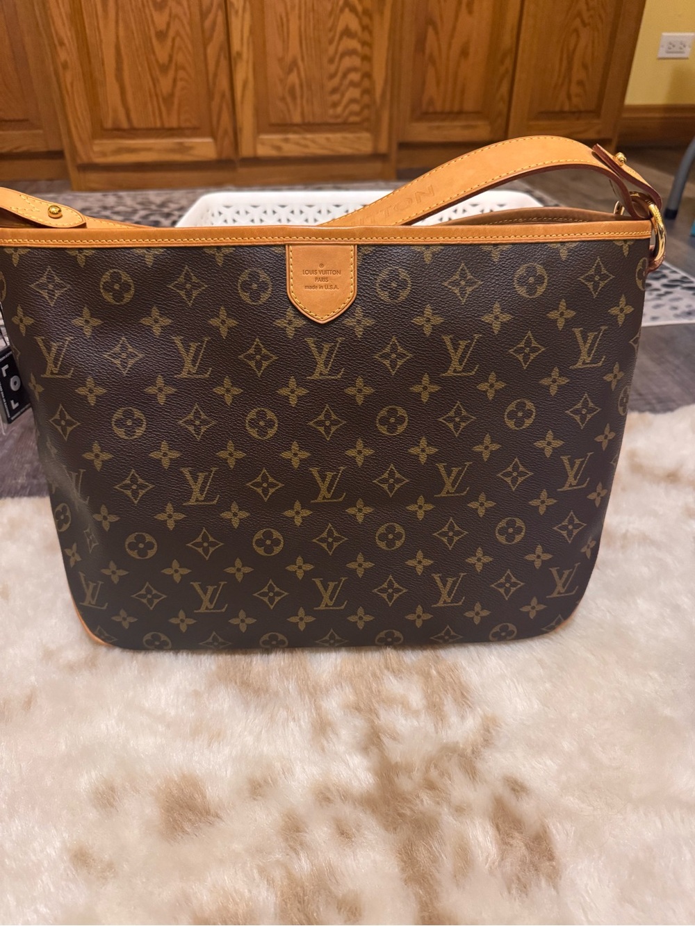 Authentic Louis Vuitton Delightful PM Monogram Canvas Shoulder Bag in Brown